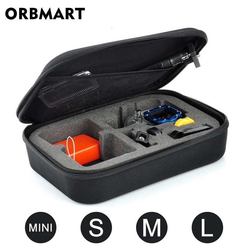 Sport Camera Portable Storage Case Collection Bag for GoPro Hero 11 10 9 8 Session SJCAM Xiaomi Yi 2 4K Mijia Go Pro Accessories