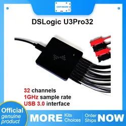 TZT 16-CH Logic Analyzer 1GHz Sample Rate USB 3.0 Bandwidth 5Gbps Maximum DSLogic U3Pro16/32