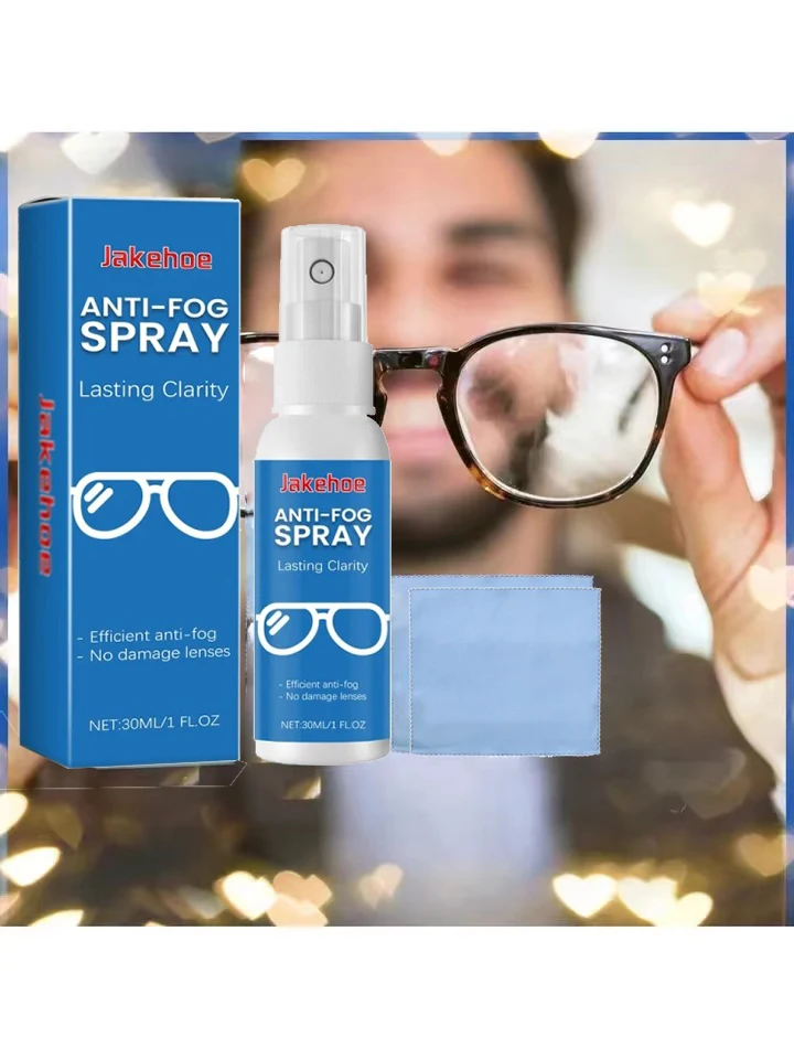 Glasses Cleaner Eyeglass Scratch Removing Spray Sunglasses Cleaning Solution Spray Bottle Supplies Eyewear Accessories