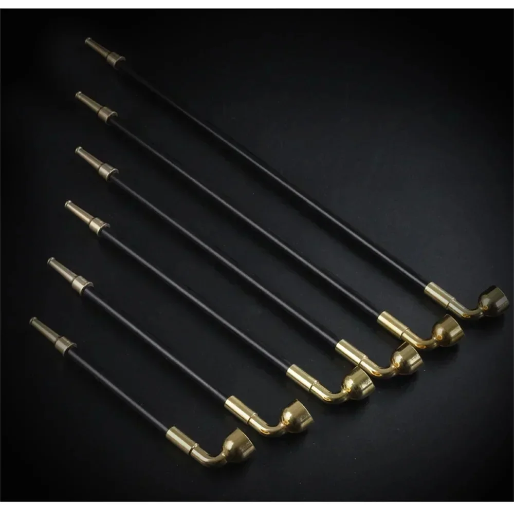 

Chinese-Style Brass Retro-Style Pipe Men's Long Welding Smoking Pipe Dry Smoking Rod Welding Pipe Bag Smoking