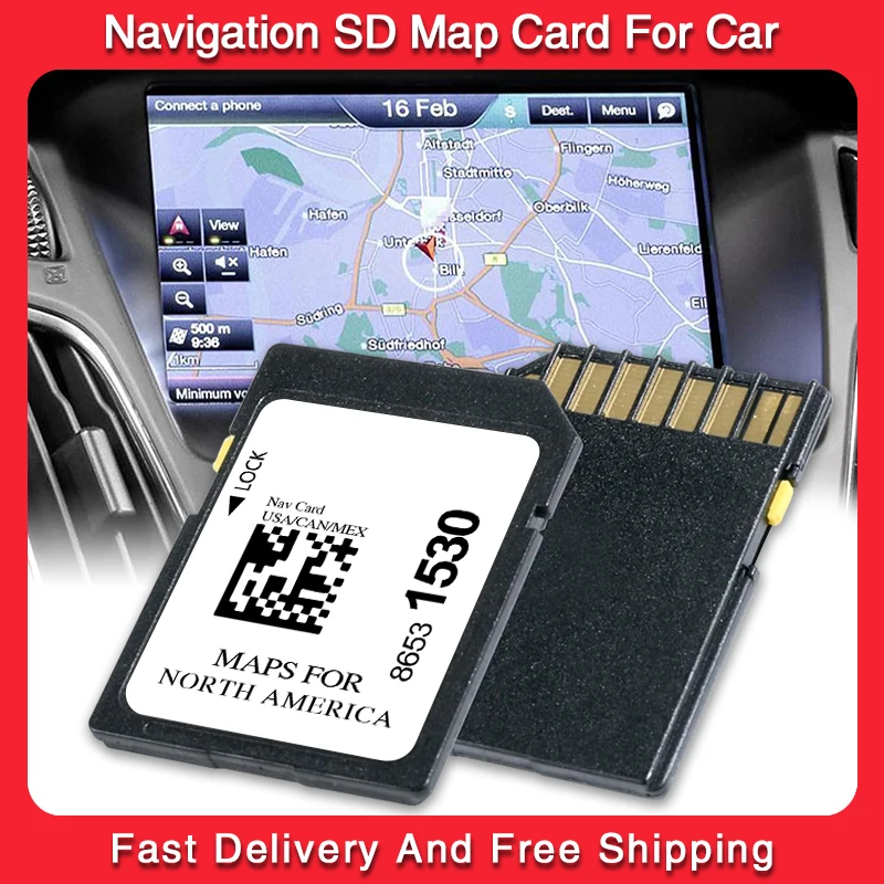 Tarjeta de Memoria SD GM86531530 para Navegación, Mapa de América del Norte 2025-2026 para Vehículos GMC Acadia, Canyon, Sierra, Terrain, Yukon