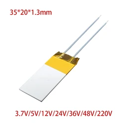 35*20*1.3mm 3.7V/5V/12V/24V/36V/48V/220V 1/2/3/10/15/40/65W/100W-150W HTCC Alumina PTC Heating Plate MCH Metal Ceramics Heater