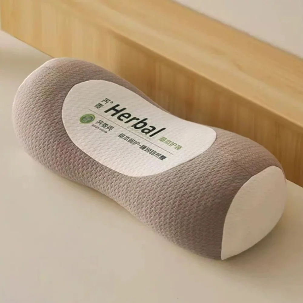 

Cylindrical Buckwheat Pillows Anti-arch Help Sleep Cervical Vertebra Pillow Breathable Neck Pain Relief Spine Pillow for Adults