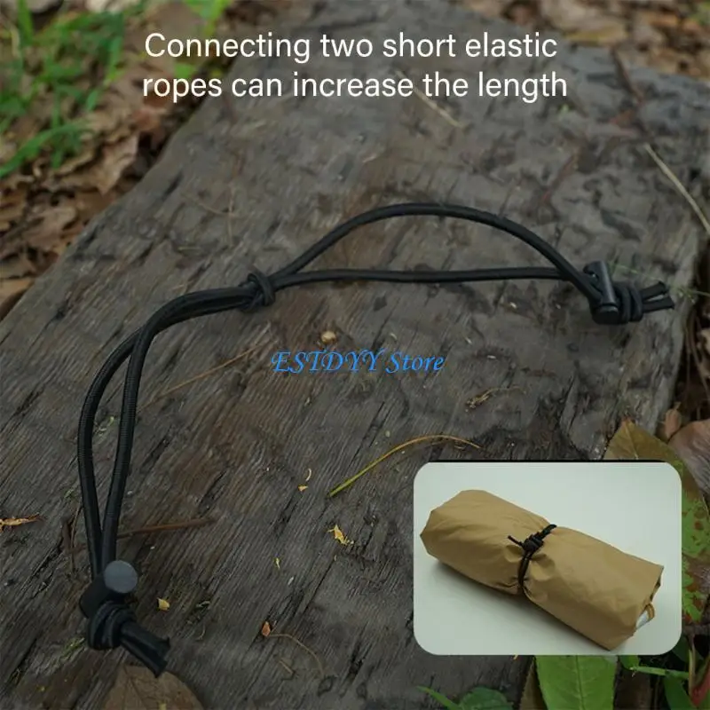 

G6DE 10Pcs Bungee Cord Elastic Cord Strap Bungee Tie Buckle Fastener Rope Hook Strap Elastic Bungee Strap Hook for Fastens