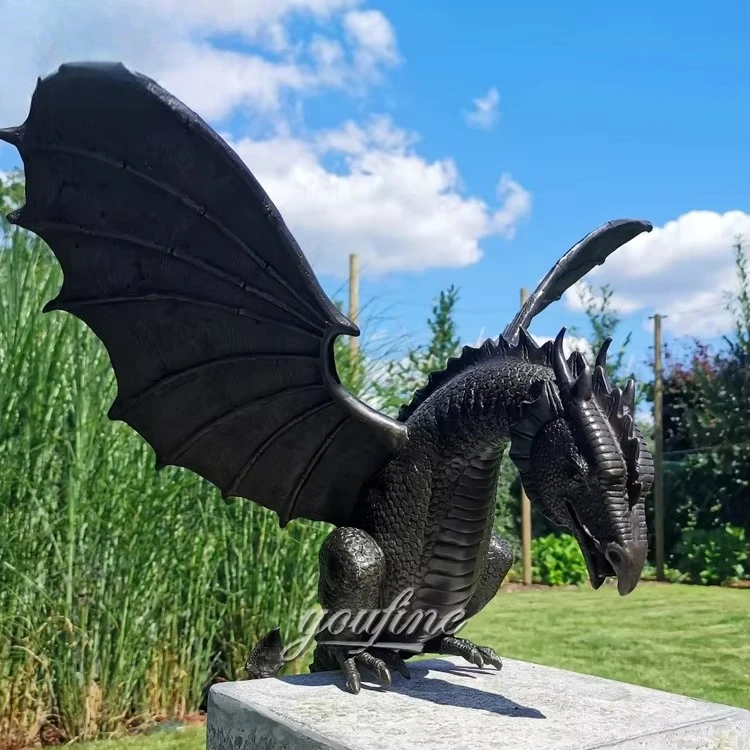 large size park decorative casting sculpture outdoor large bronze dragon statue for sale