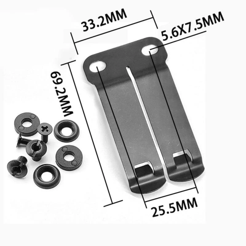 E06B Ergonomic Taist Clip Clamp en acier inoxydable pour gaine K Fournir support confort
