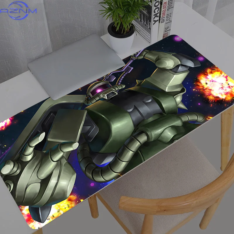 Mouse Pad Large Mobile Suit Gundam New Rubber PC Computer Gaming Accessories Mousepad Desk Mat Locking Edge Gamer Carpet
