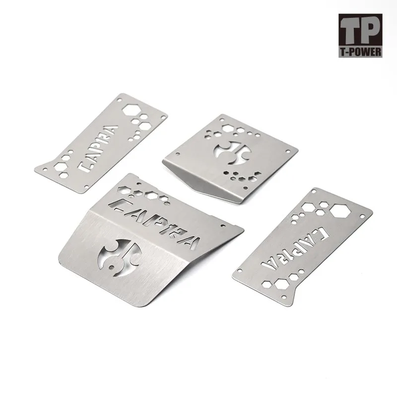 Axiale 1/18 UTB18 Capra Kid Metalen Auto Shell Rvs Body Armor Bodem Onderdelen TP-E0301103