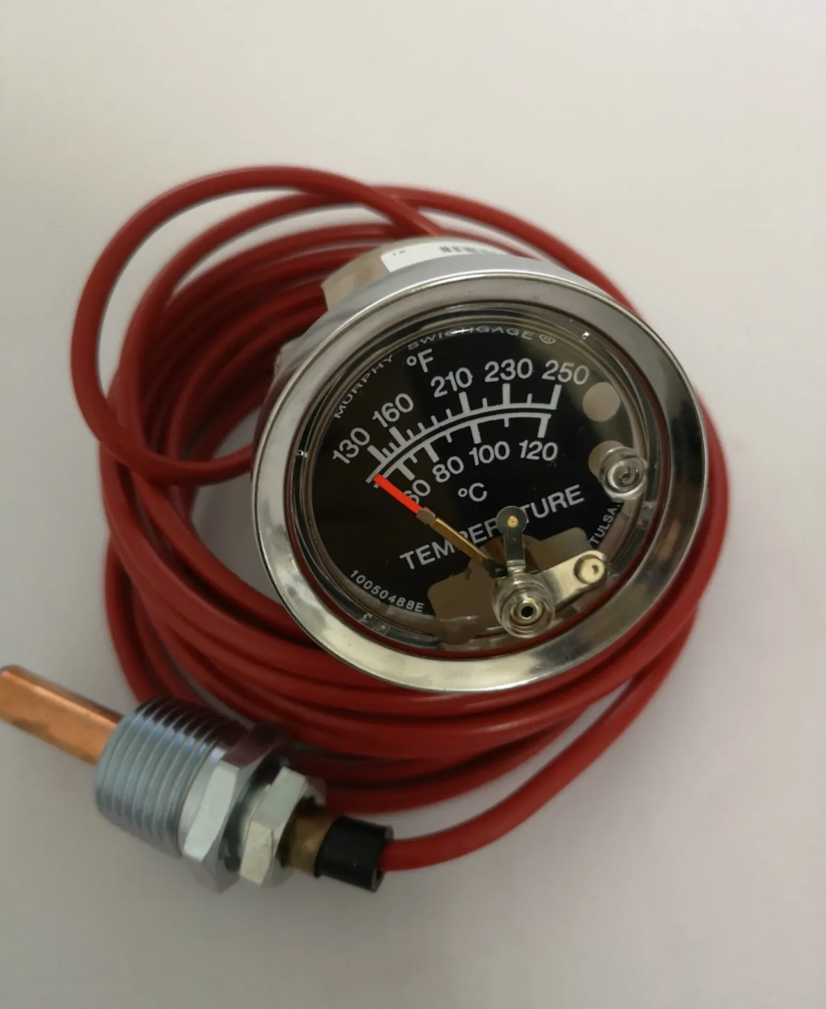American Murphy Instrument Murphy direct sensing thermometer A20TE-250-12-1/2 3010649 thermometer
