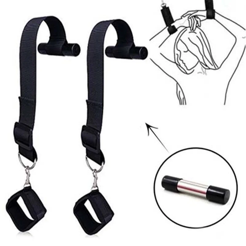 Sangle de retenue Menottes de porte pour adultes, BDSM Bondage Gear 7.0, Sex Face Produits pour adultes, Sex Toys pour femmes et hommes, Couple