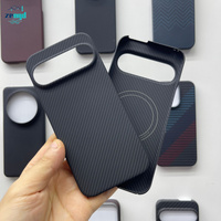 For Google Pixel 10 Pro XL Kevlar 600D Aramid Fiber Magnetic Case Premium Black