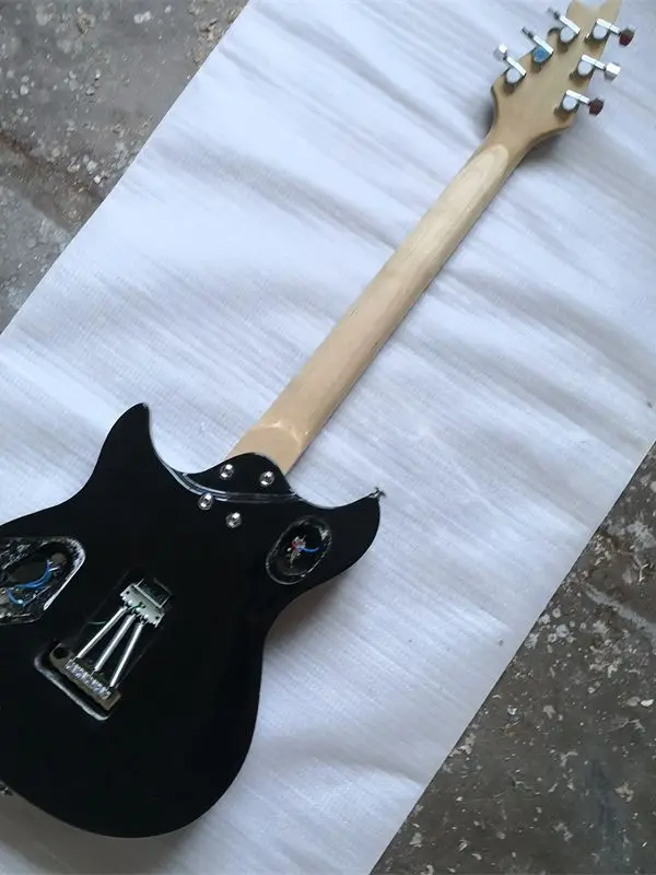 Electric Guitar with White Gloss Paint, Classic Production, Can Be Customized Color, 6 String