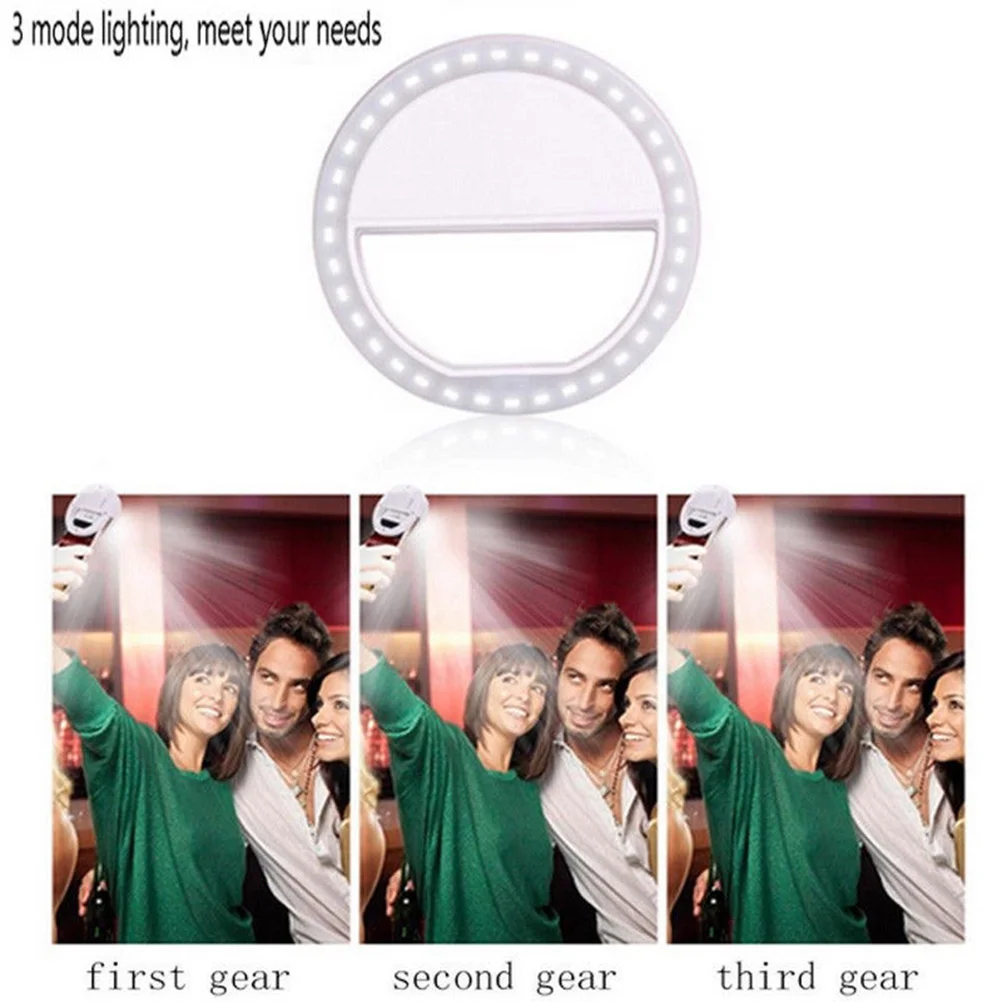 Selfie Phone Camera Photography Ring Light For Phone (White)