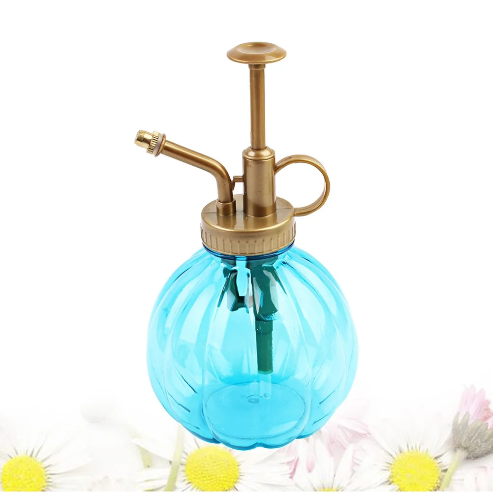 

Plastic Watering Can Small Blue Vintage Pumpkin Shape Mist Sprayer For Garden Indoor Plants Succulents Cleaning Spray