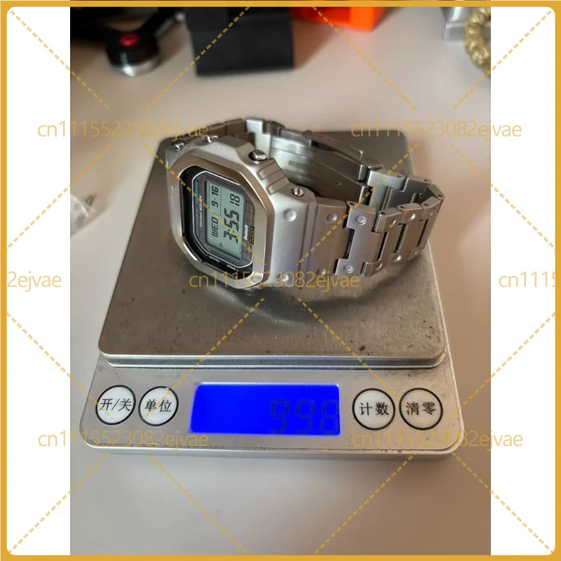 Titanium Alloy Watch Case Band Set for Casio GWBX5600 Lightweight with Logo 70g Free Disassembly Tool view 4