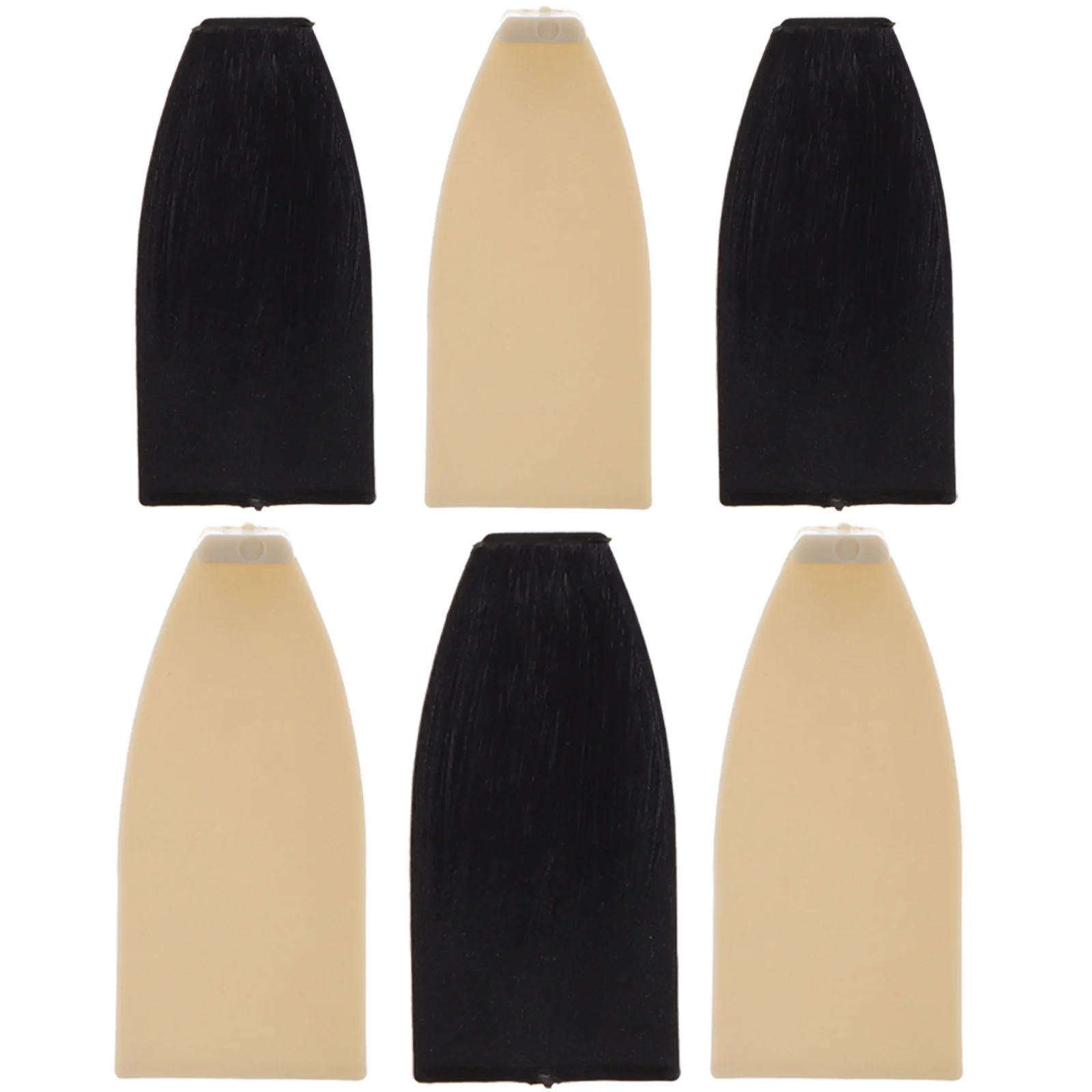 

6Pcs Plastic Violin Bow Tips Replacement Cushions Precision Fit for Violin Cello Viola Bow Parts Accessories Violinist Gift