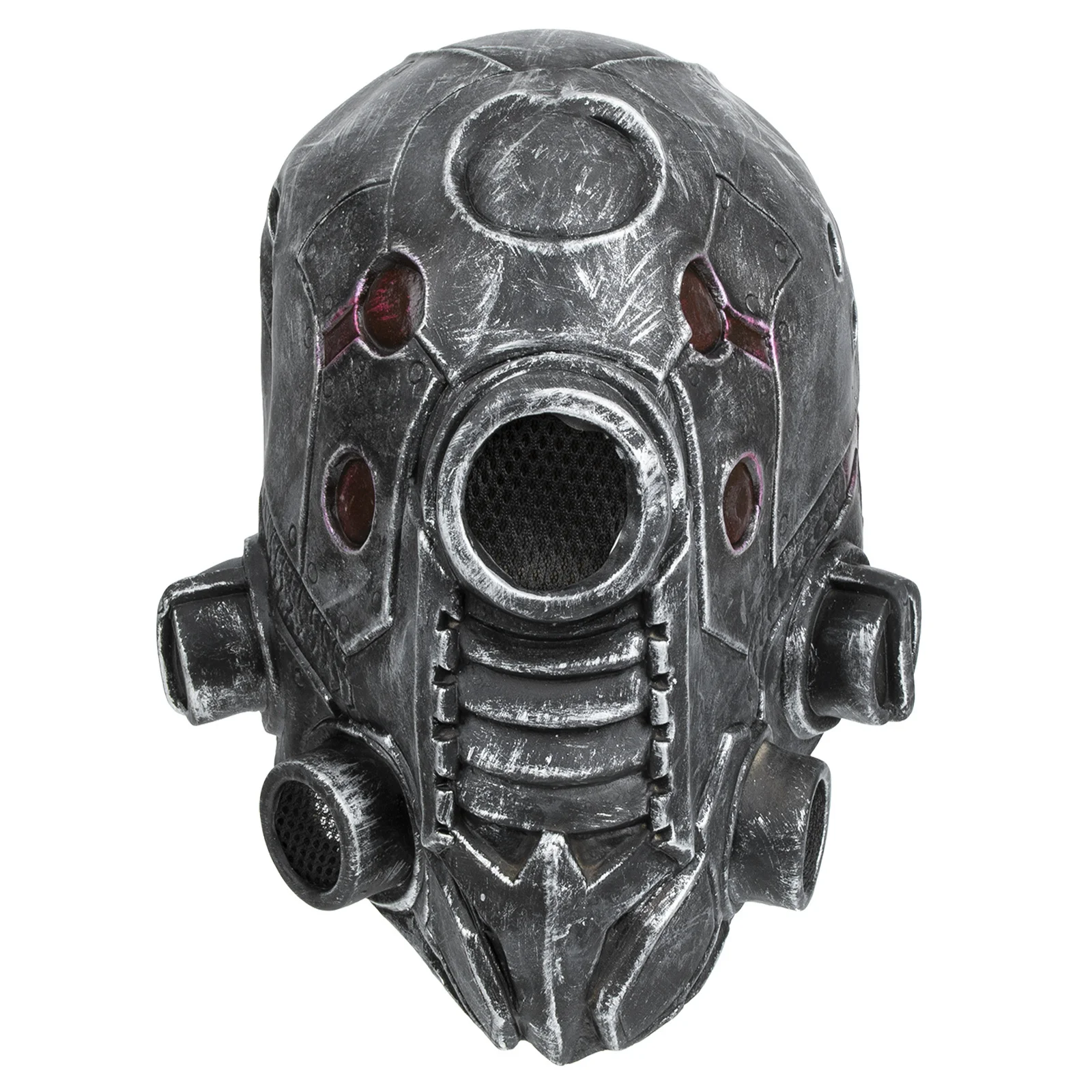 

Steampunk Mask Halloween Cosplay Prop For Adults Teens Robot Face Cover Latex Party Accessory Masquerade Dress Up Gear