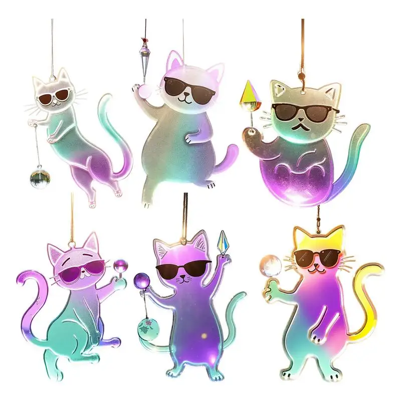 

Sun Catcher Animal Sun Catcher 2D Acrylic Decorative Rainbow Colorful Arts Ornaments Craft For Garden Birthday Home Decorations