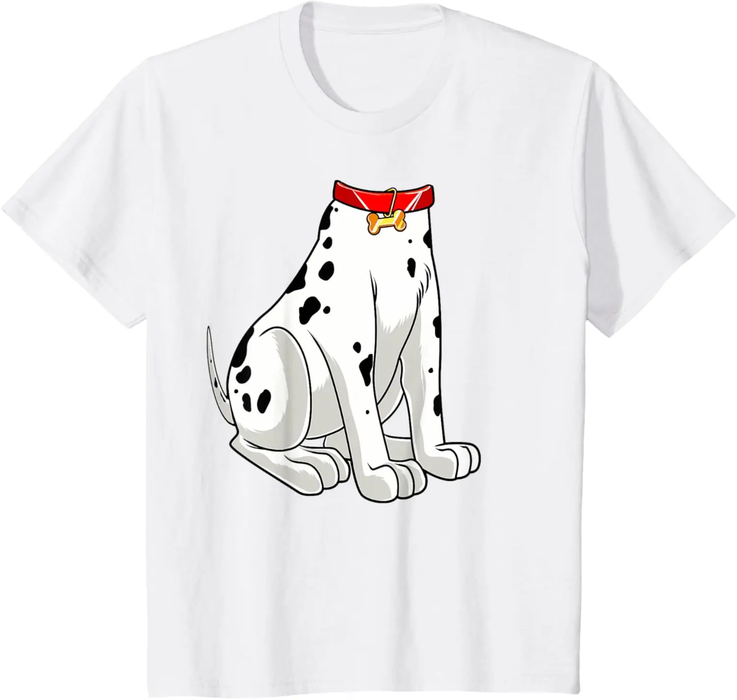 Dalmatian Costume Halloween Dog Print Men Women Kids T-shirt Fun Graphic Printed Shirt Short Sleeve Loose Street Wear