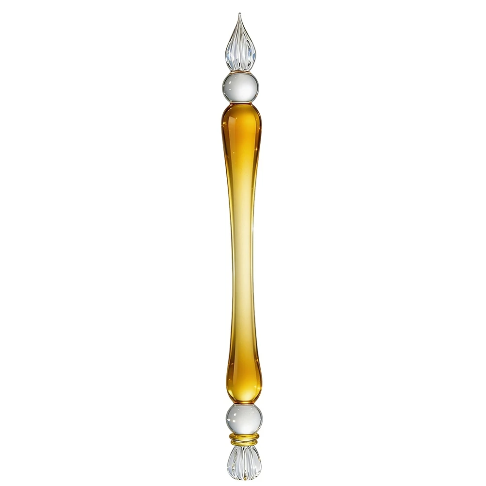 B92B-Shimmer Crystal Glass Dip Pen Handmade Ink Drawing Pen For Journal Sketch DIY Art-Creation