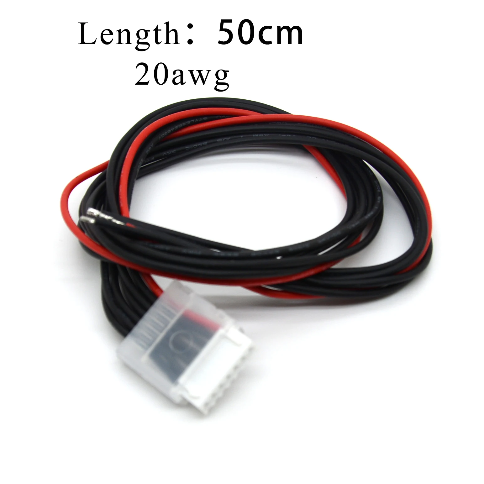 1pcs 50CM 20AWG Balance Lead 6S Lipo Battery Charge Wire Silicone Cable JST-7HR 2.54 Plug for RC drone UAV Battery