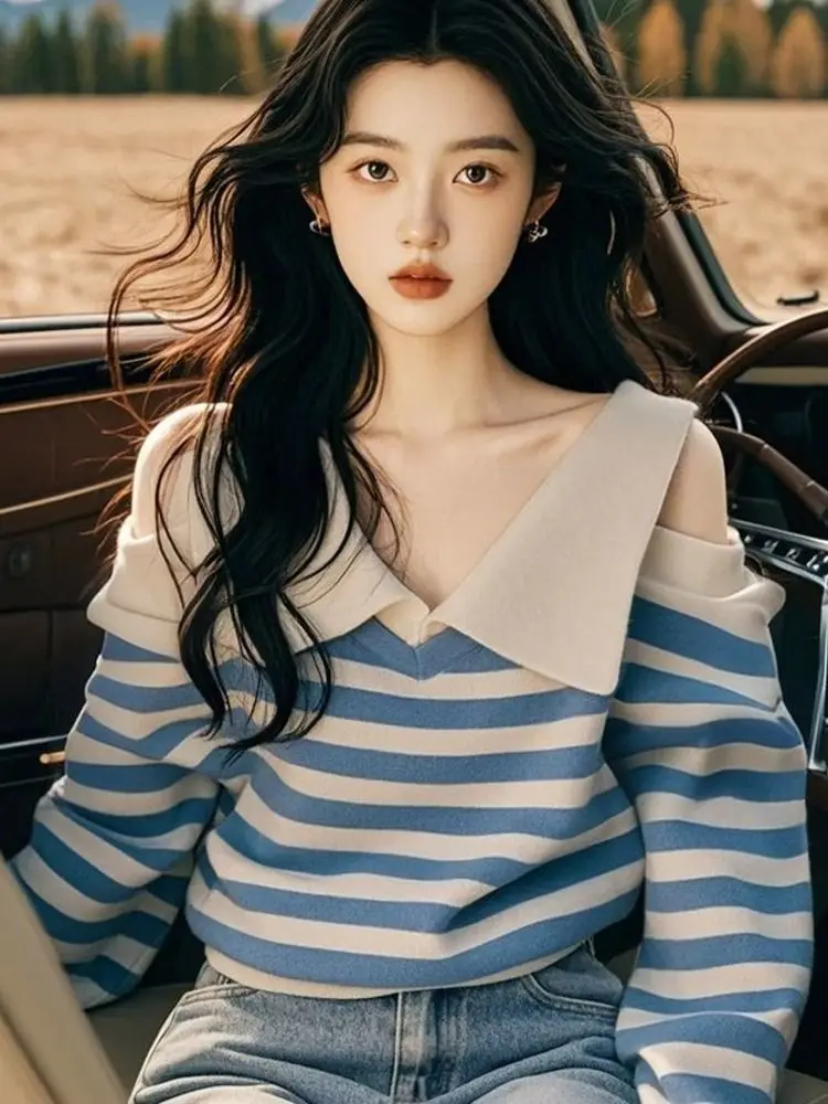 بلوزات نسائية مضغوطة ملابس الشارع الفانيلا يحلق نظيفة المراهقين الشيكات ملابس العمل أحدث الحقيبة الدفء جماليات الثقافة الفرعية