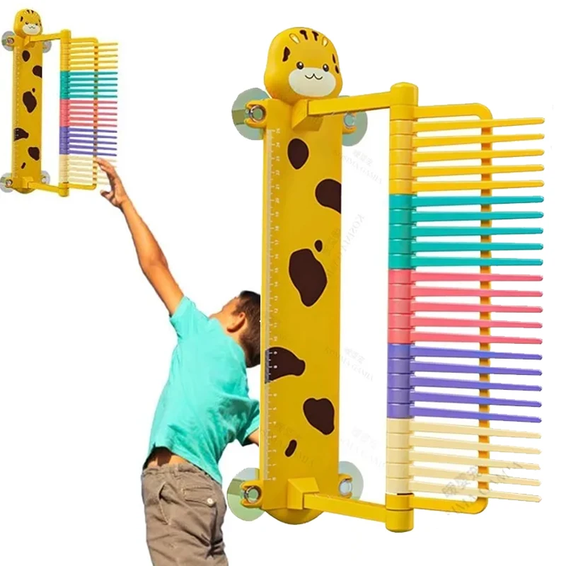 Adjustable Vertical Jump Test Stick for Kids Basketball Training Tool Height Measuring Pole for Sports and Physical Education