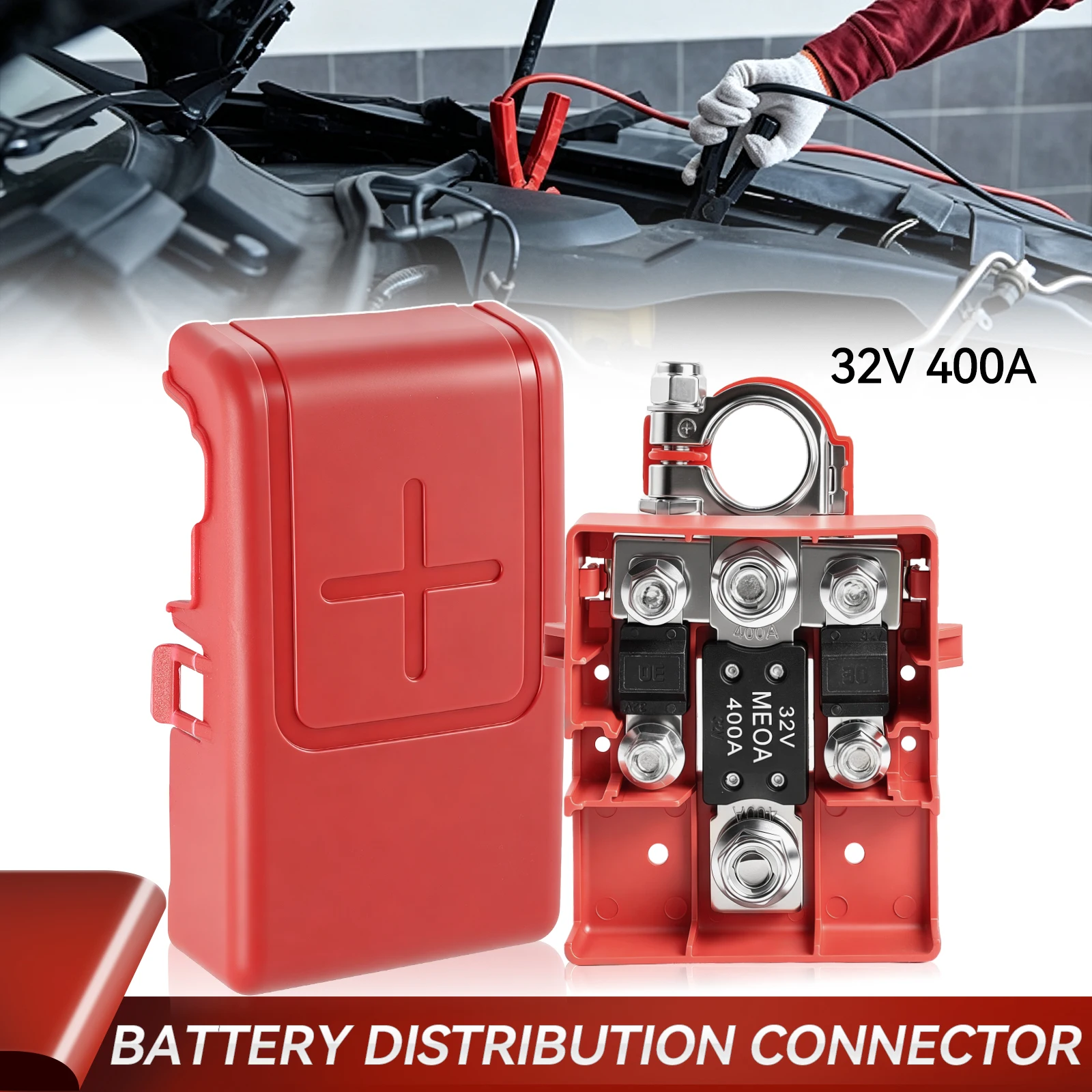 For Renault Megane 2 Master Clio 2 2003-2010 Quick Release Fused Battery Terminal Clamp 32V 400A