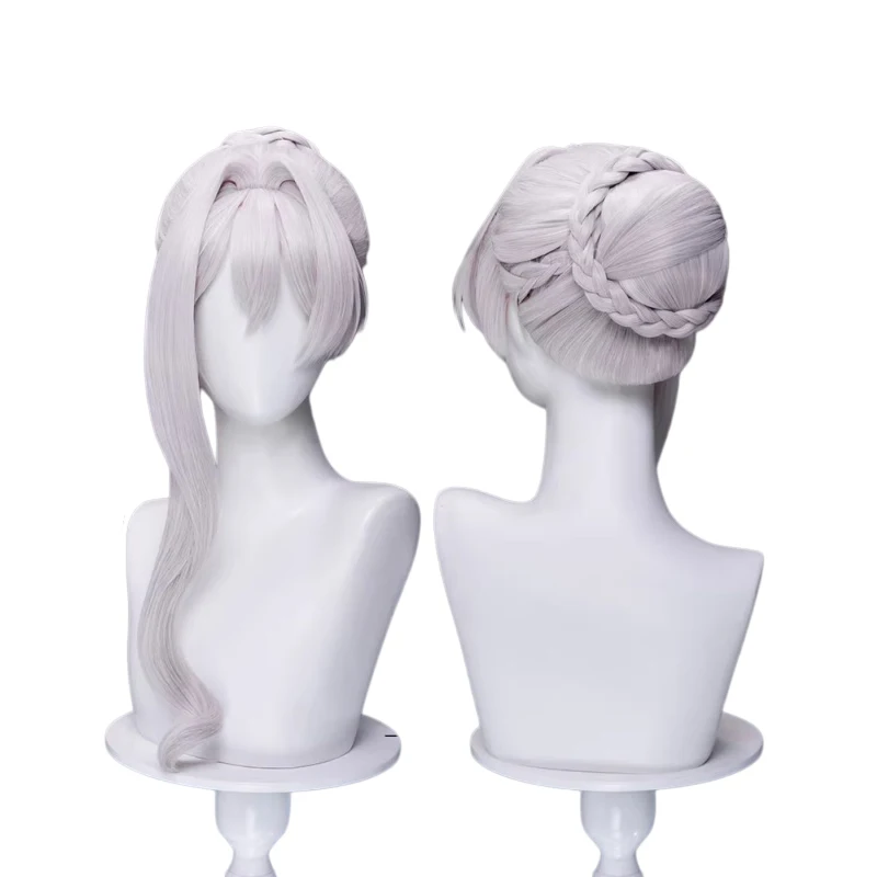 Anime May I Ask for One Final Thing Scarlet El Vandimion Cosplay Costume Red Dress Ice Rose Earrings Wig Women Halloween Outfit - view 6