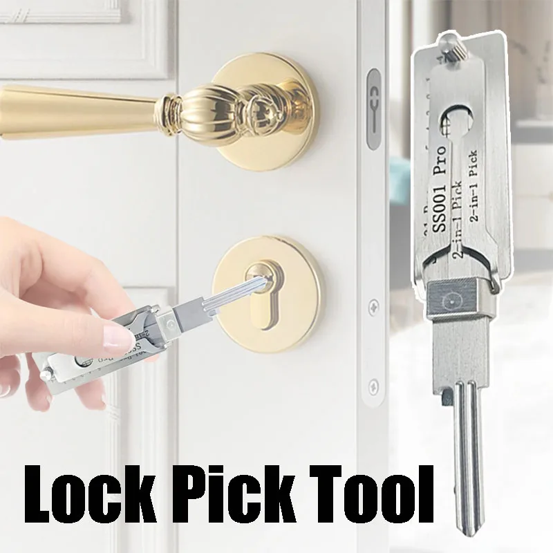 

Lockpicking Lock Decoder SS001 O-ring Pickup Kit Pick Locksmith Tools Key Decoder Precision Hook Door Maintenance Repair