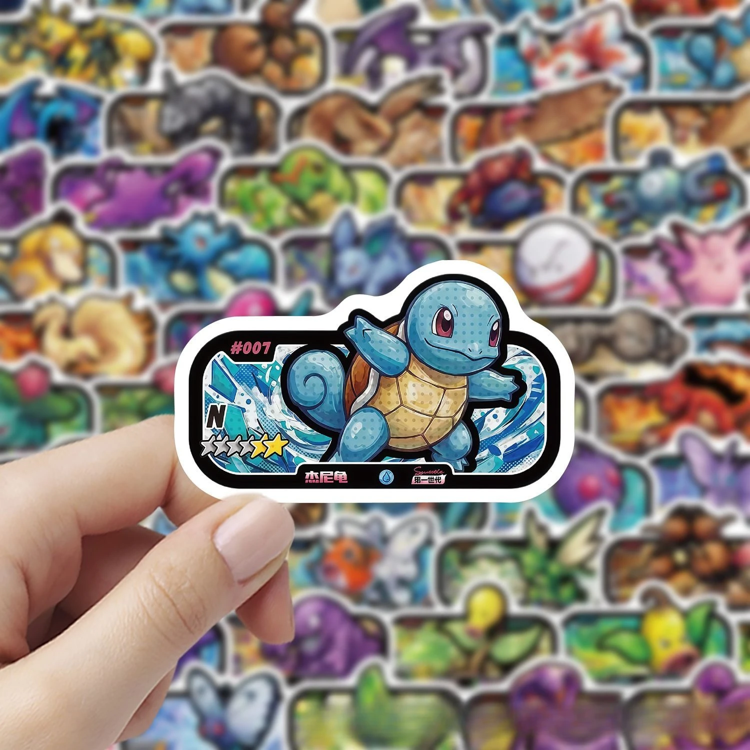 80 Stück Anime Pokemon Cartoon-Aufkleber Coole Pikachu-Dekorationsaufkleber Graffiti-Sticker DIY Spielzeug Belohnungssammlung Geschenk – Detail 5