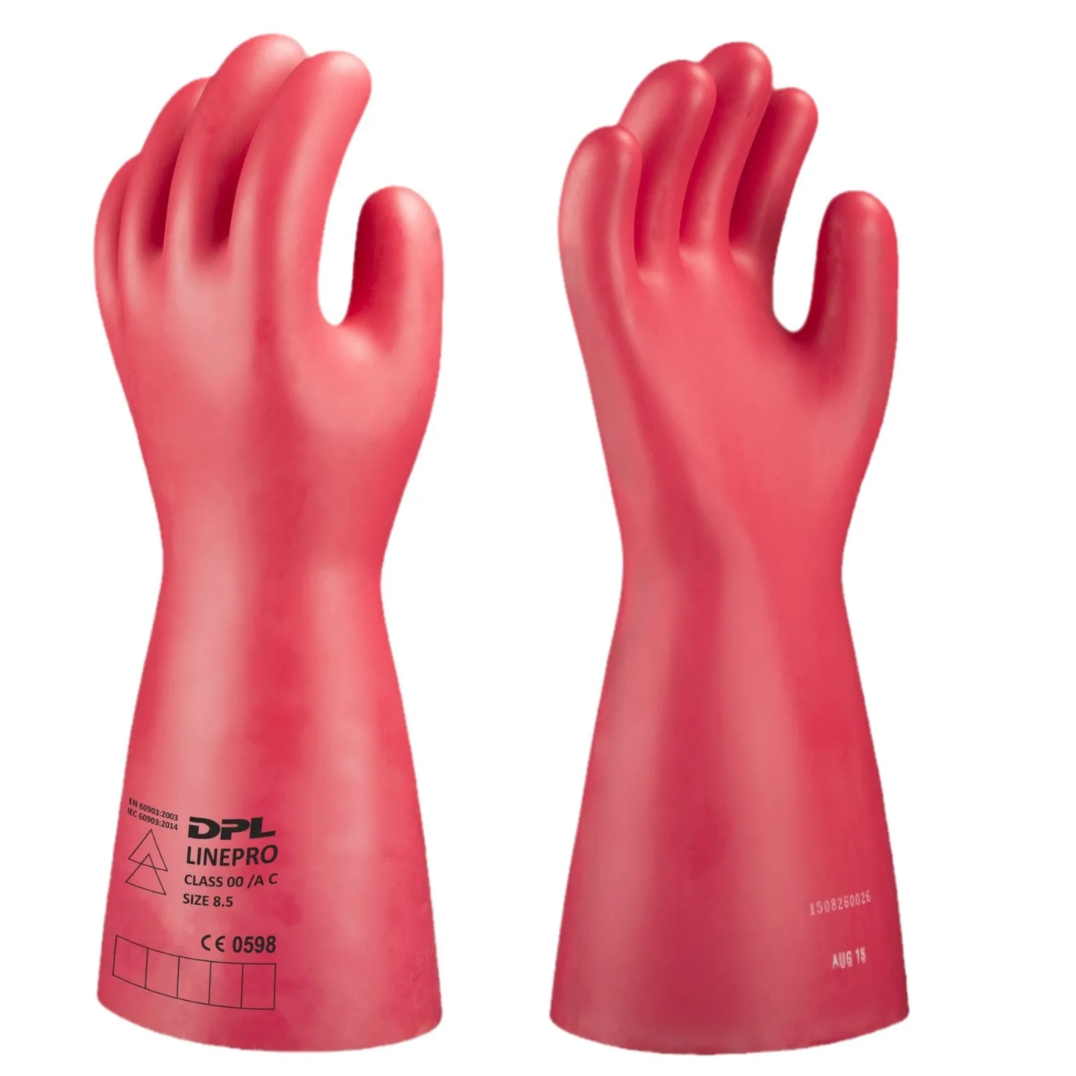 

High Voltage Electrician Insulating Gloves 10/12/35KV Anti-Electric Live Work Protective Rubber Gloves with Anti-Impact Function