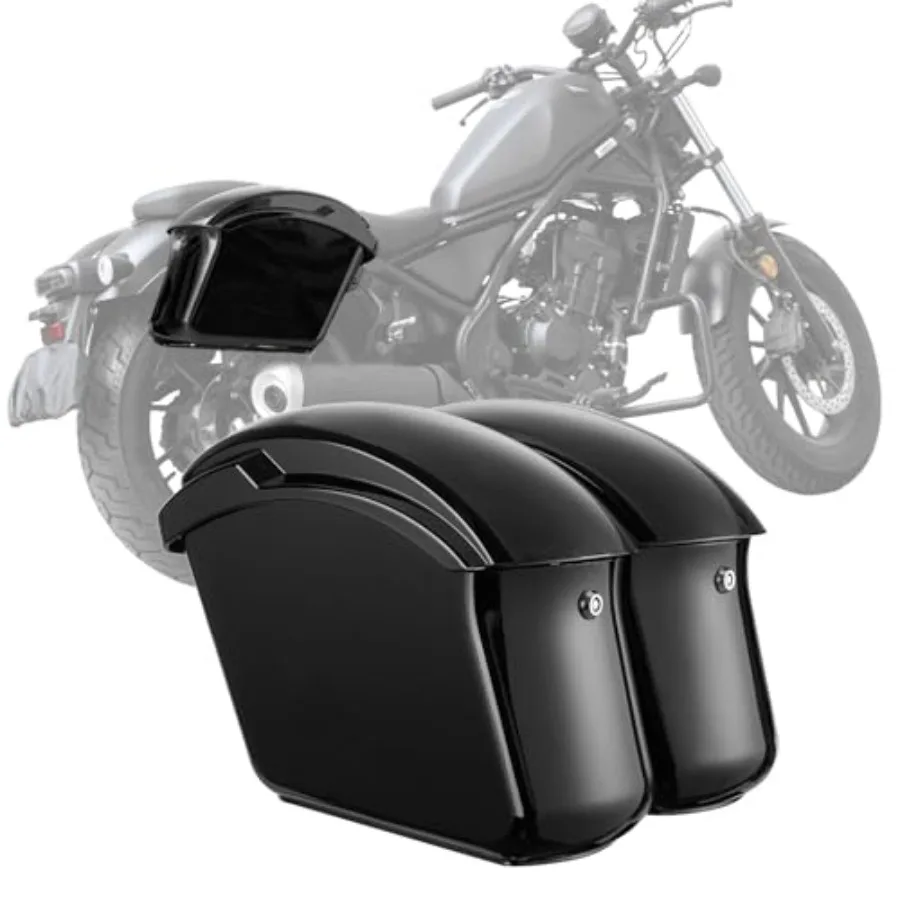

Upgraded Hard Saddlebags Impactresistant 22L Waterproof Saddle Bags with Secure Locking Mechanism for Motorcycle Storage Ideal