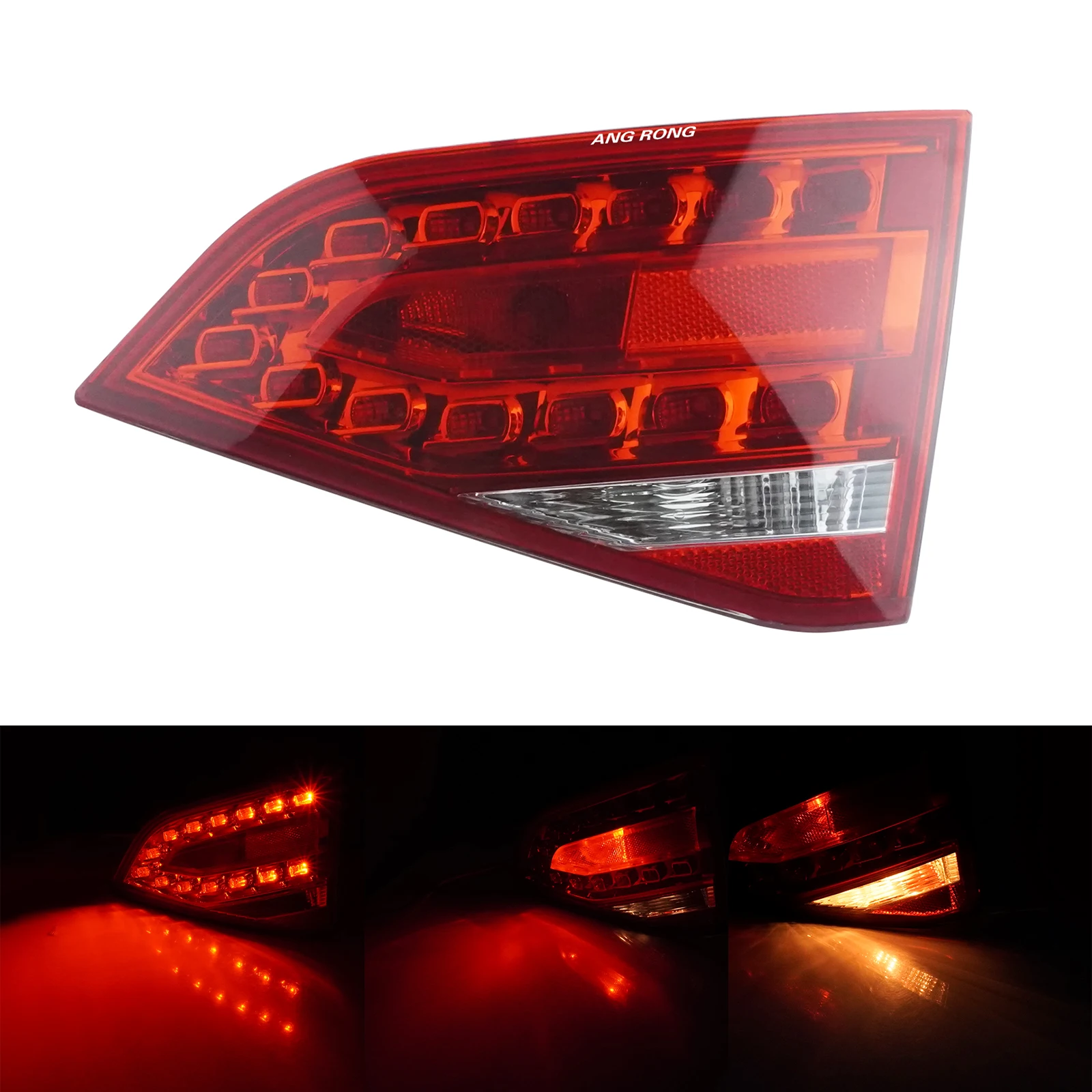 مجموعة الضوء الخلفي لسيارة أودي A4 B8 الصالون 2009-2012 8K5945094K الجانب الأيمن LED الخلفية الداخلية الفرامل وقف الضوء الخلفي #6