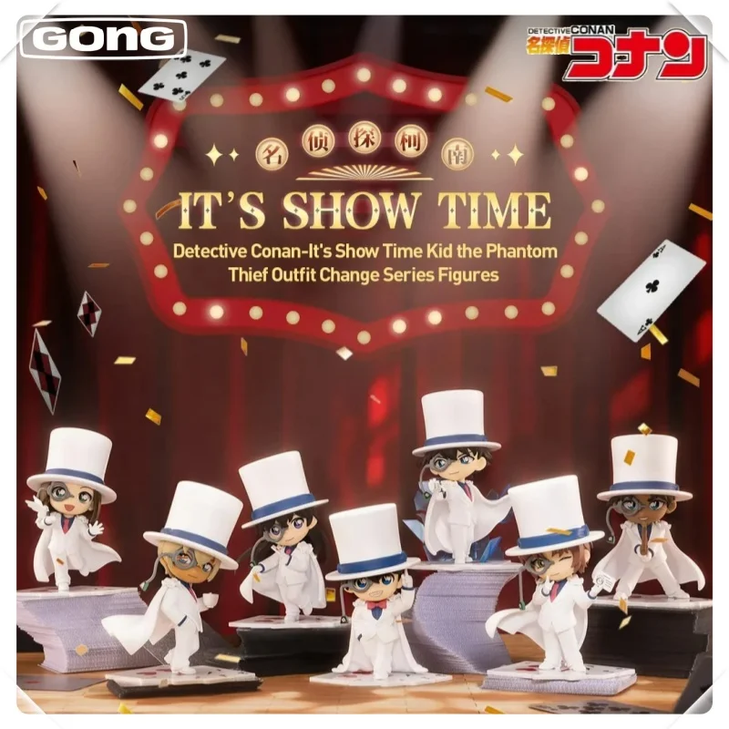 

Gong Detective Conan It's Show Time Kid The Phantom Thief Outfit Сменная серия Фигурки Слепая коробка Tooru Amuro Ran Mouri Игрушка в подарок