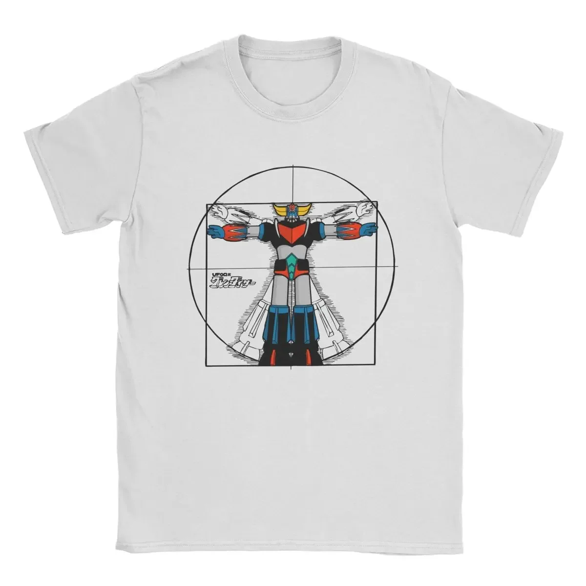 erkekler 100% pamuk komik t-shirt ekip boyun Tees kısa kollu üstleri artı boyutu 192 Vitru Grendizer Goldorak UFO Robot T Shirt