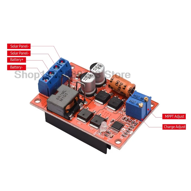 5A MPPT Solar Panel Regulator Controller Solar Charging Control Panel Battery Charging 9V 12V 24V Auto Switch