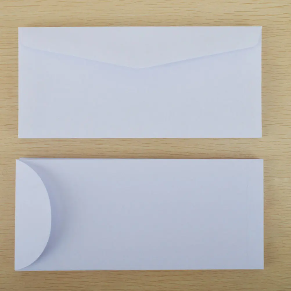20Pcs Blank Envelopes Heavy Duty Biodegradable Paper Envelopes for Wedding Invitations Party Cards Money Storage Letter Mailing view 3