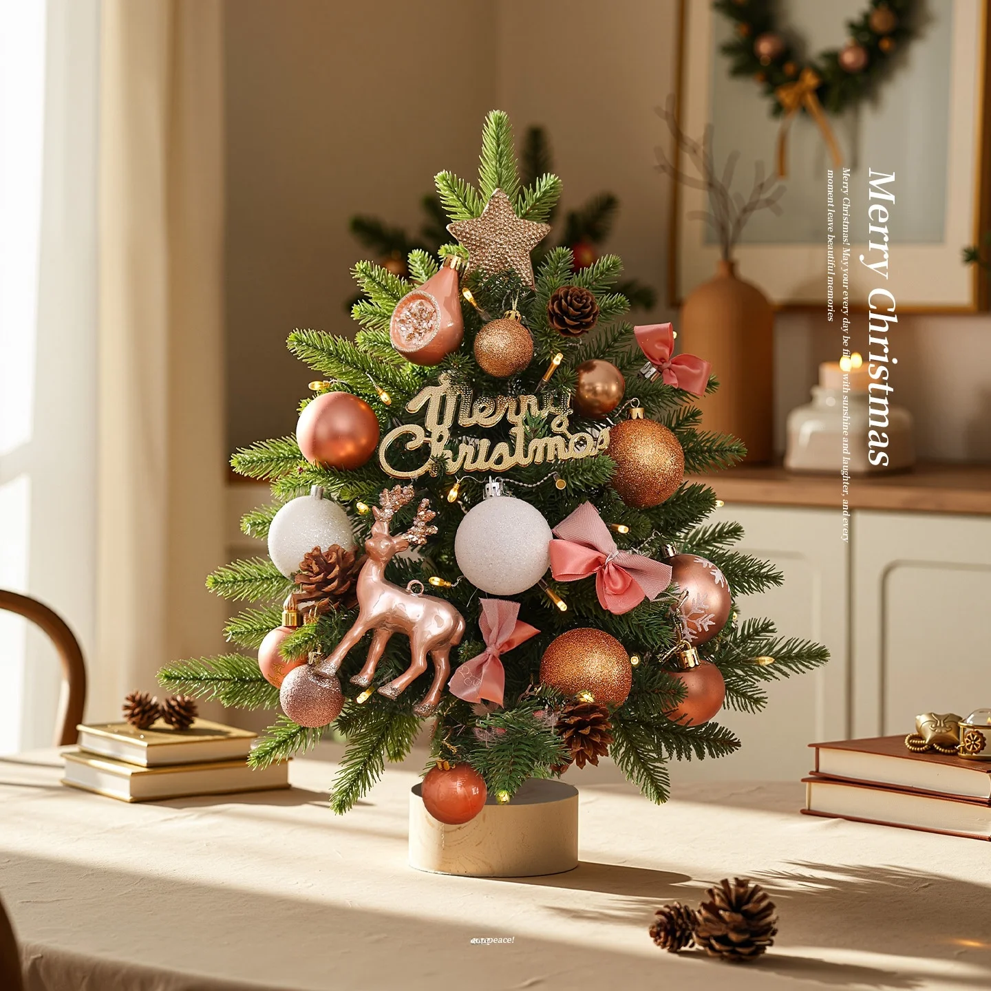 

Новинка 2025: Набор для украшения елки своими руками, маленький настольный праздничный декор для дома