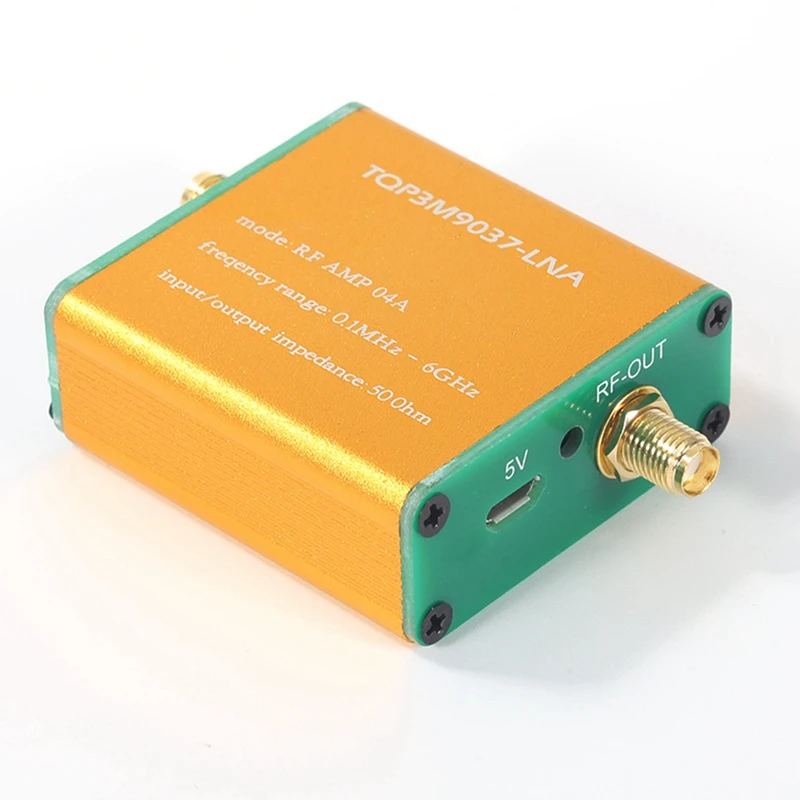 Low Noise Amplifier 100K-6Ghz Full Band 20DB LNA RF Power Preamplifier Professional Software Defined Radio Durable With Battery