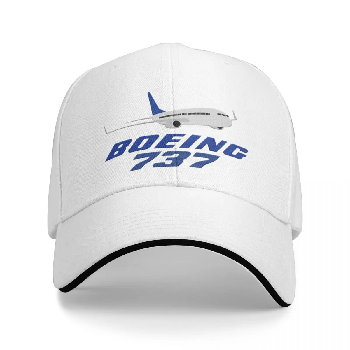 Boeing 737 Airplane Baseball Cap Merch Casual Casquette Men Women Outdoor Summer