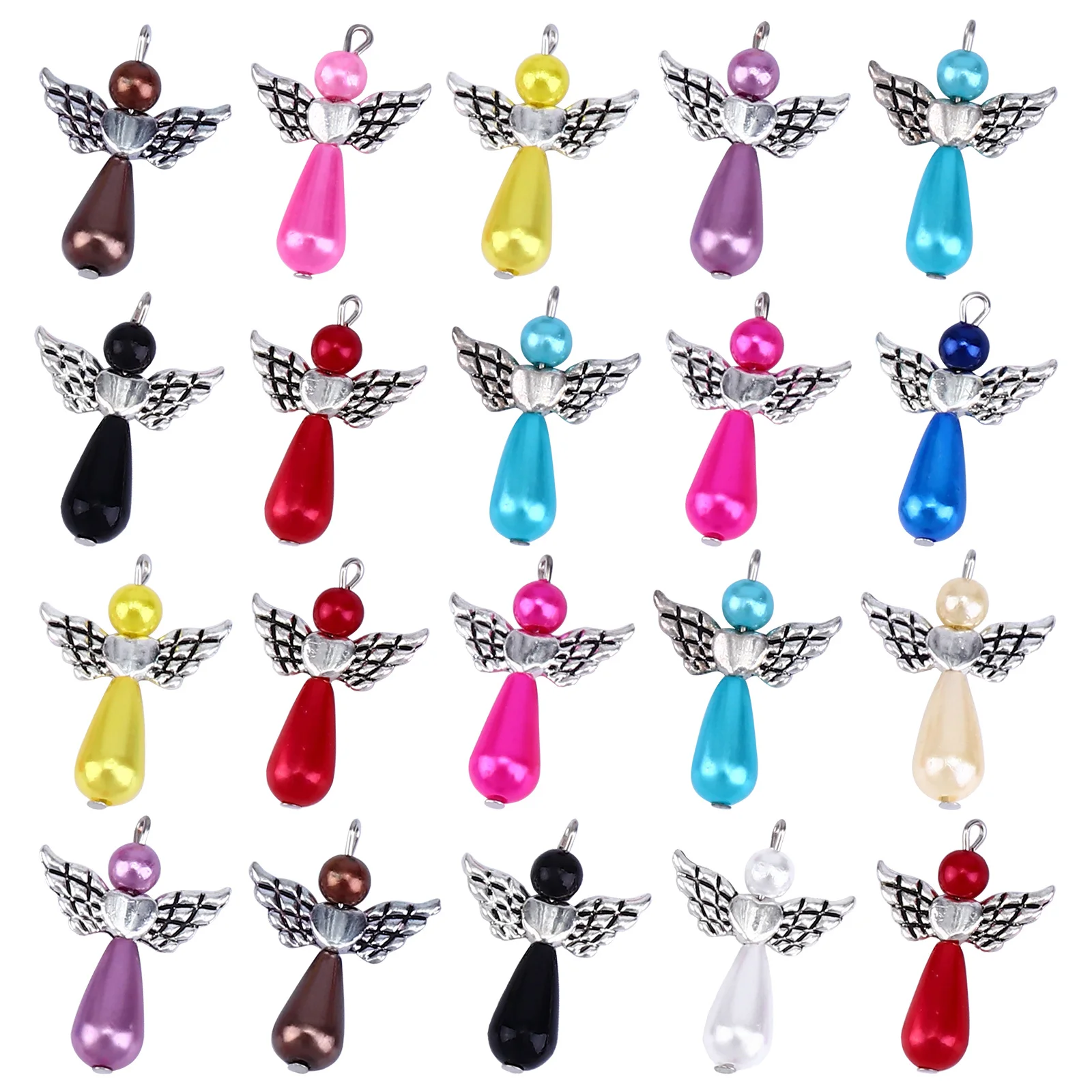 

20 Pcs Alloy Pendant Jewelry Jewelries DIY Accessories Adorable Supplies Keychain Unique