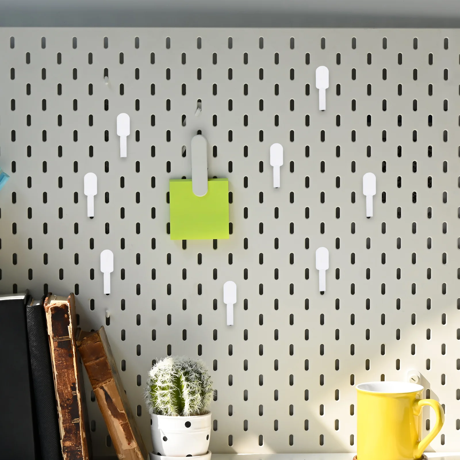 

20Pcs Pegboard Hooks Heavy Duty Adjustable Shelving Wall Hangers for Garage Tool Organization Craft Storage Decor