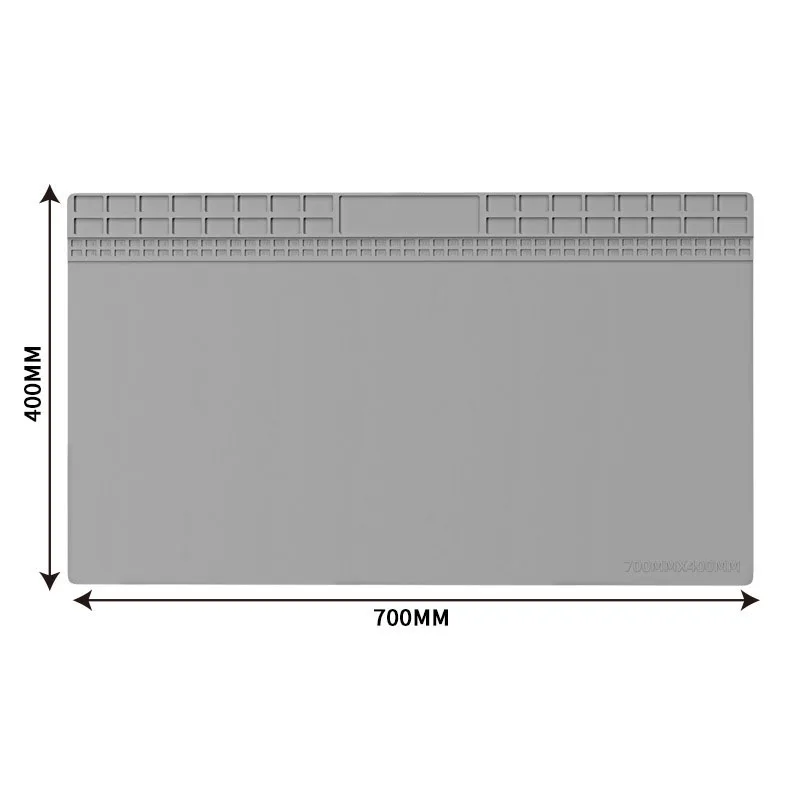 70x40cm for static Silicone Mat for Soldering Station for High Density Heat Resistant for Electronic Component Assembly