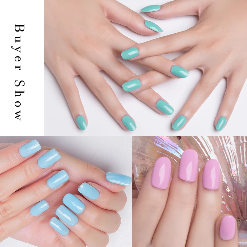 Arte Clavo 8 Pz/set Set di Smalti Gel 15ml Colorato Semi Permanente Per Vernice per Manicure Soak Off UV LED Kit di Gel per Nail Art