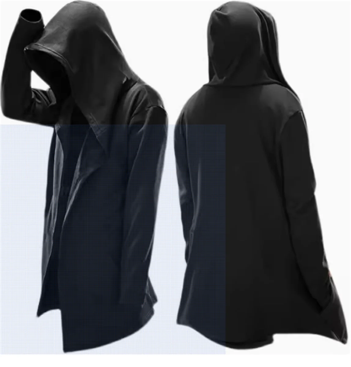 Spring/Summer Assassin Cloak Creed Windbreaker Dark Creed Sweater Men's Mid length Wizarding Hoodie Cloak Coat