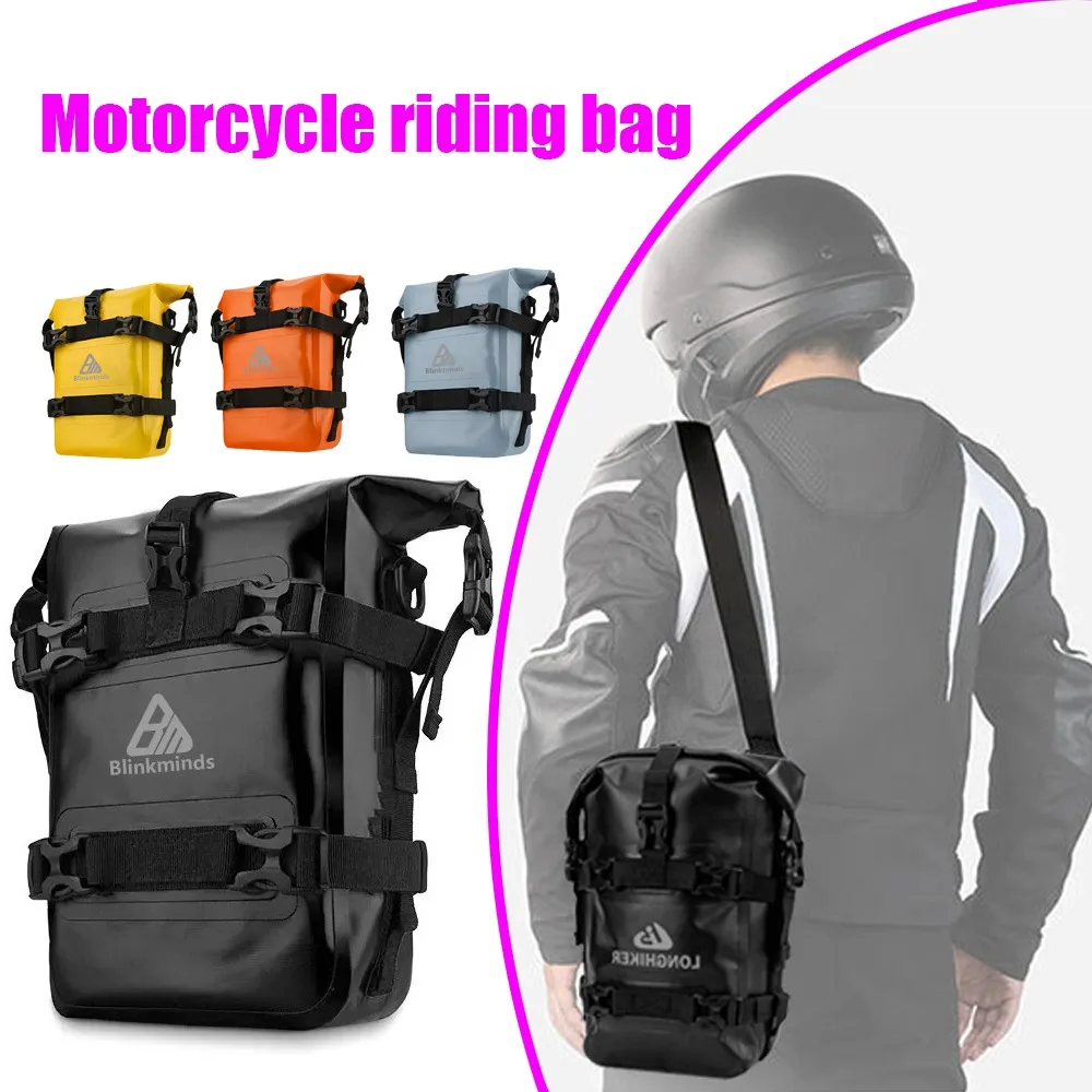 1 قطعة دراجة نارية الوفير حقيبة مقاوم للماء المضادة للتصادم بار حقيبة على الطرق الوعرة دراجة نارية المضادة للتصادم بار أداة إصلاح مجموعة أدوات إصلاح #1