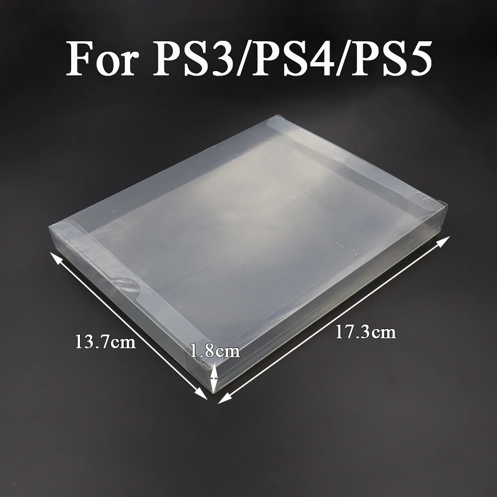 PS5 PS4 PS3 PS2 PS1 게임 보드 컬렉션 디스플레이 보호 상자 방진 상자용 1/5PCS