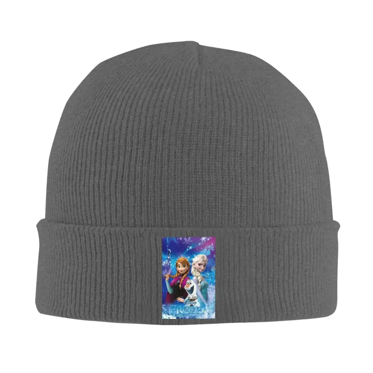 Frozen Disney Warm Knitted Cap Hip Hop Bonnet Hat Autumn Winter Outdoor Beanies Hats for Men Women Adult