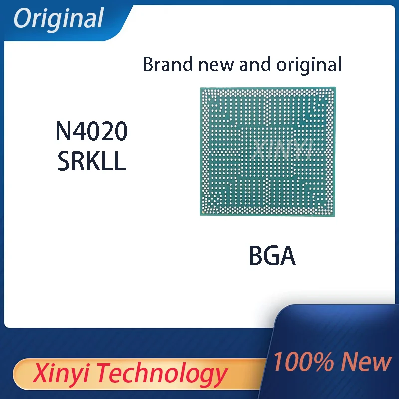 

100% test N4020 SRKLL CPU BGA chip reball with balls IC Chipset